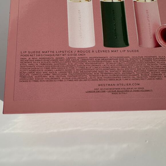 Westman Atelier Lip Suede Matte Lipstick Trio Dash Je Rêve Fluffy Ltd Ed BNIB - Picture 15 of 16